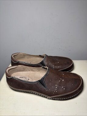 Spring Step L'artiste Libora Brown Slip-On Leather Loafers